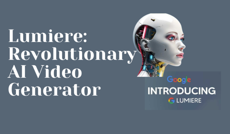 Google Lumiere The Revolutionary Text To AI Video Generator 2024